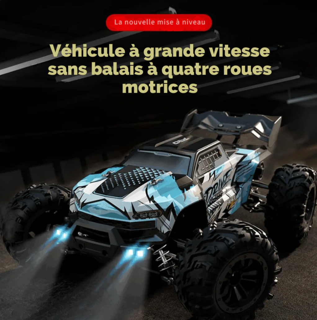Voiture télécommandée tout terrain - Raptor X16 80 Km/h