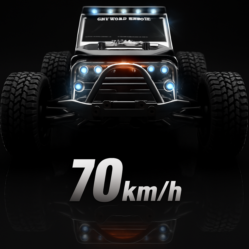 Voiture télécommandée tout terrain - RockStorm 4x4 70 Km/h