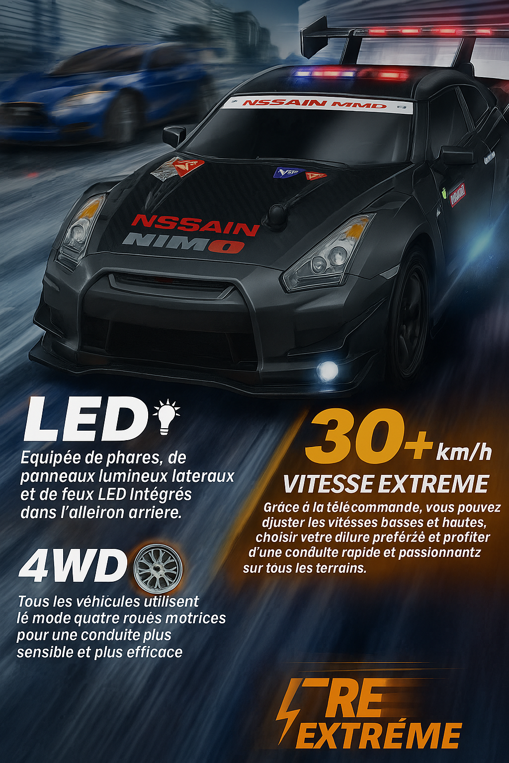 Voiture Télécommandée RC Drift